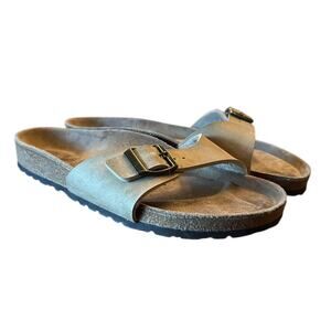 BIRKENSTOCK Tan Madrid Birko Flor Single Strap Sandals EU 36 US 5 5.5